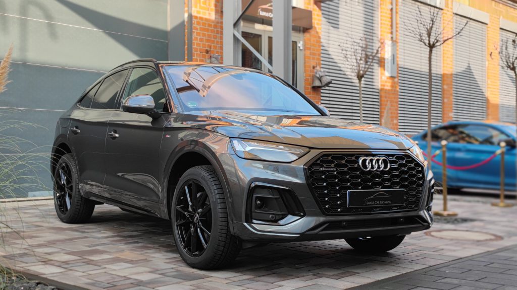 Schutz und Eleganz vereint: Der Audi Q5 mit Lackschutzfolie Frontpaket und Keramikversiegelung 25 IMG 20211211 124517
