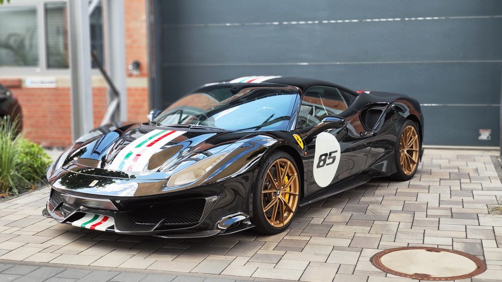 Perfekte Pflege: Ferrari 488 Pista Handwäsche mit Tiefenreinigung und Hochglanzpolitur 10 IMG 20220812 173028 Kopie